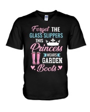 Forget the glass slippers V-Neck T-Shirt tile