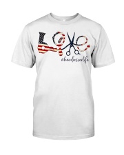 Love hairdresser Independence Day Classic T-Shirt tile