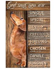 God says you are 11x17 Poster front