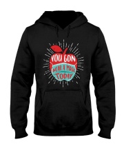 You gon wear a mask today Hooded Sweatshirt tile