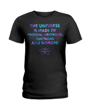The universe is made of protons Ladies T-Shirt tile