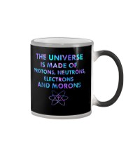 The universe is made of protons Color Changing Mug tile