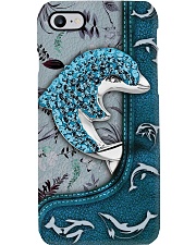 Love Dolphins - Pattern Print Phone Case i-phone-8-case