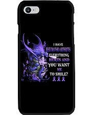 I have rheumatoid arthritis Phone Case tile