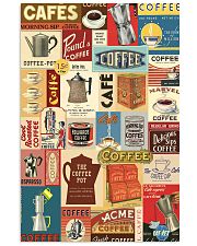Vintage coffee poster 11x17 Poster front