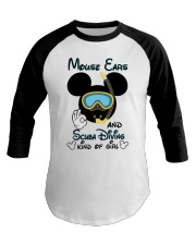 Mouse ears and scuba diving kind of girl Baseball Tee tile
