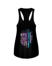 I stand behind the heroes Ladies Flowy Tank tile