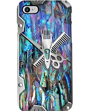 Hairdresser Metal Print Pattern Phone Case i-phone-8-case