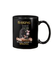 Baking Because Murder Is Wrong Mug tile