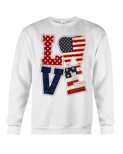 Love America Crewneck Sweatshirt front