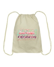God says you are Drawstring Bag tile
