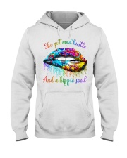 Hippie Lips - Printed Apparels Hooded Sweatshirt tile