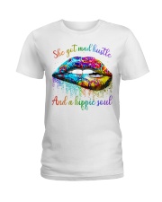 Hippie Lips - Printed Apparels Ladies T-Shirt tile