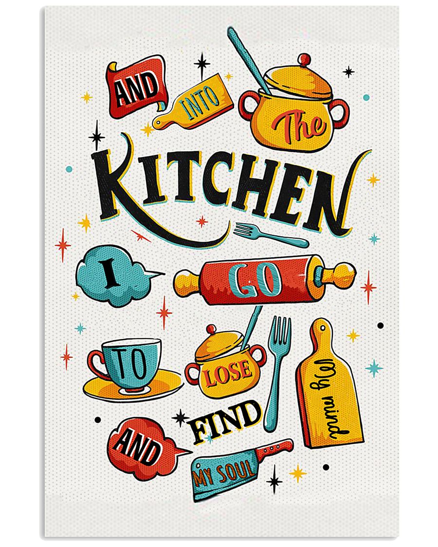 And into the kitchen I go 11x17 Poster