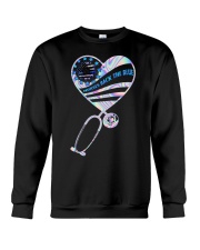 Nurses back the blue Crewneck Sweatshirt tile