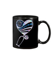 Nurses back the blue Mug tile
