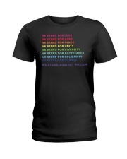 We stand for love Ladies T-Shirt tile