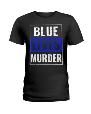 Blue lives Ladies T-Shirt tile