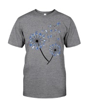 Yoga shark dandelion Classic T-Shirt tile