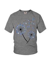 Yoga shark dandelion Youth T-Shirt tile