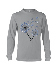 Yoga shark dandelion Long Sleeve Tee tile