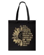 God says you are Tote Bag tile