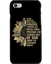 God says you are Phone Case tile