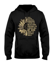 God says you are Hooded Sweatshirt tile