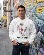 Pot head Crewneck Sweatshirt lifestyle-unisex-sweatshirt-front-2