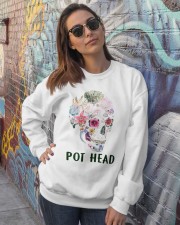 Pot head Crewneck Sweatshirt lifestyle-unisex-sweatshirt-front-3