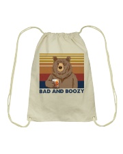 Bad and boozy Drawstring Bag tile