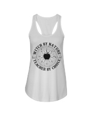 Witch by nature Ladies Flowy Tank tile