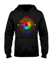 In a world where you can be anything be kind Hooded Sweatshirt tile