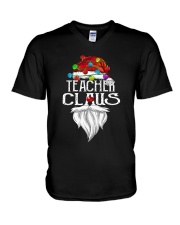 Teacher Claus V-Neck T-Shirt tile