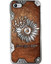 Teach love inspire Metal pattern print Phone Case i-phone-8-case