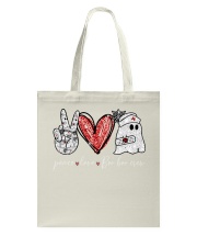 Peace Love Boo boo Tote Bag tile
