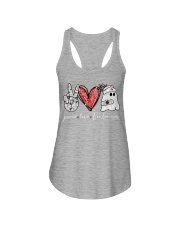 Peace Love Boo boo Ladies Flowy Tank tile