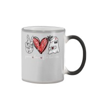 Peace Love Boo boo Color Changing Mug tile