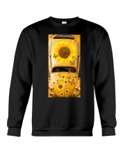 Sunflower car Crewneck Sweatshirt tile