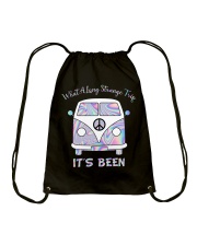 What a long strange trip Drawstring Bag tile