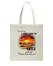 Sometimes I just look up Tote Bag tile