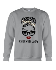 Chicken lady Crewneck Sweatshirt tile