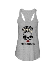 Chicken lady Ladies Flowy Tank tile