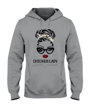 Chicken lady Hooded Sweatshirt tile