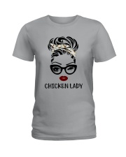 Chicken lady Ladies T-Shirt tile