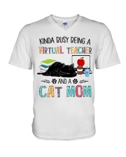 Kinda busy V-Neck T-Shirt tile
