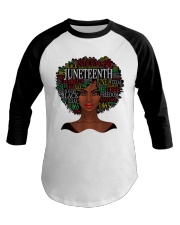 Juneteeth Baseball Tee tile