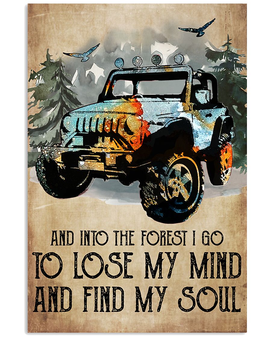 And into the forest I go 11x17 Poster