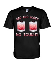 Bad and boozy cocktail V-Neck T-Shirt tile