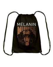 Melanin nurse Drawstring Bag tile